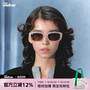 Fakeme gotcha 方框板材防紫外線墨鏡女太陽鏡 時(shí)尚