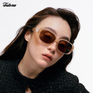 Fakeme 板材时尚墨镜复古简约太阳眼镜框防紫外线蔡司镜片 Reva