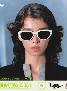 【小蛮专属】Fakeme质感时尚墨镜防晒太阳镜光学眼镜女 xiaoman