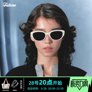 red ins纯欲 zone 板材猫眼墨镜光学镜可配近视眼镜女美式 Fakeme
