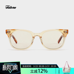 ins慵懒风 厚边板材方框墨镜太阳镜女美式 Eldon 海报同款 Fakeme