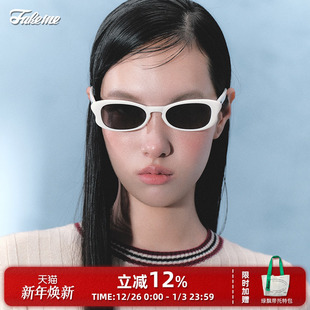 FLY 板材太阳镜蝴蝶形椭圆框墨镜防紫外线BT Fakeme 欧阳娜娜同款