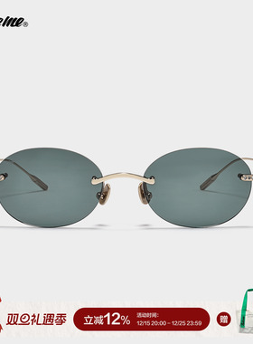 Fakeme 2025新品个性轻奢无框墨镜时尚防紫外线太阳镜小冰镜 mary