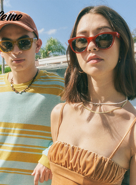 Fakeme 眼镜框复古板材方框墨镜太阳镜架女中性美式ins风 homies