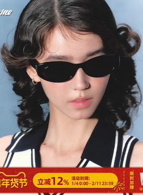 Fakeme 中国限定猫眼板材墨镜个性时尚复古太阳镜可露丽 Laga