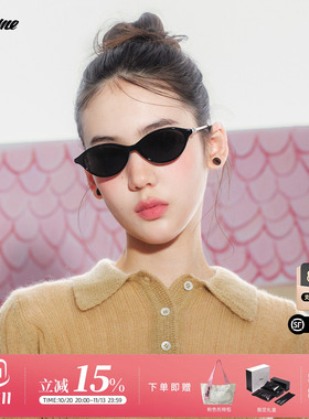 Fakeme【2026新品】β钛猫眼框时尚防晒墨镜太阳镜转校生 yarina