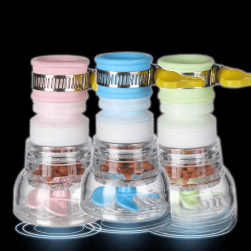 宿舍厨房节水花洒过滤器水龙头防喷溅旋转伸缩过滤延伸器