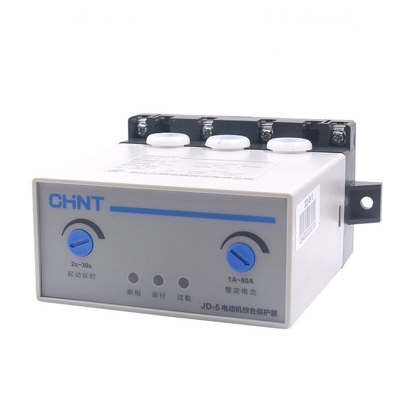 三相380V水泵电动机过载断相22x0V综合保护器JD-5电机80A 200A