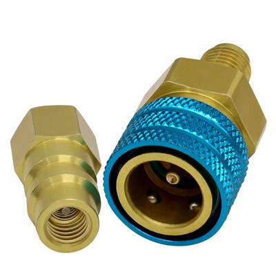 加氟高低压接头 R1234yf加氟快速接头 汽车家用空调冷设备