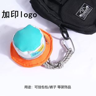 书包挂件硬币包 糖果色创意帽子耳机包迷你挂绳零钱收纳小包男款