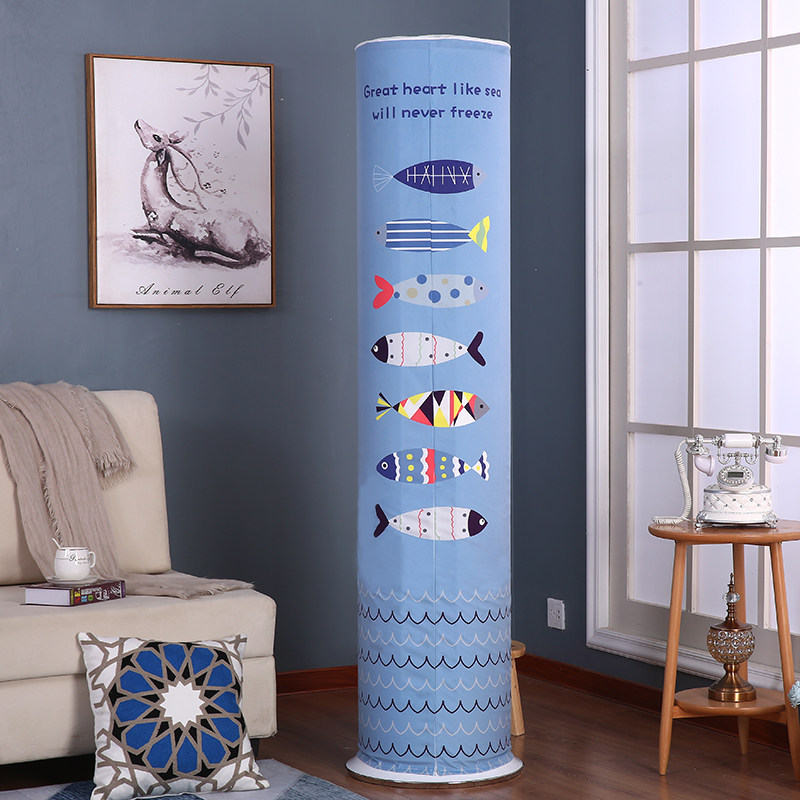 新品简约圆柱立式柜机双拉链防尘罩开机不取家用空调罩包邮|ruв категории домашний ткань, пылезащитный защитного покрытия, кондиционер покрытия - от Buy2taobao.com для оказания профессиональной услуги покупки агента Taobao