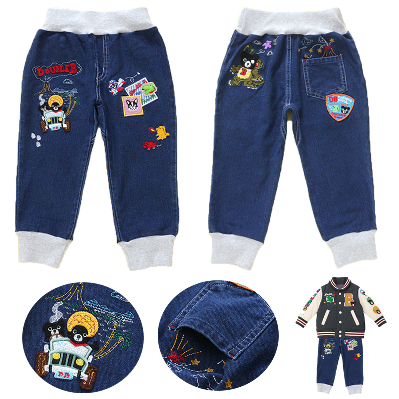 童长裤秋冬儿童休闲牛仔裤