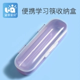 Портативная посуда, палочки для еды, ложка, милая система хранения, детский комплект для выхода на улицу, 3 предмета