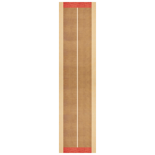 永聚斋四尺对开仿古色蜡染灰宋风条屏纸瓦当宣纸对联纸国展书法文房 半生半熟毛笔书法专用作品纸批发5张一包