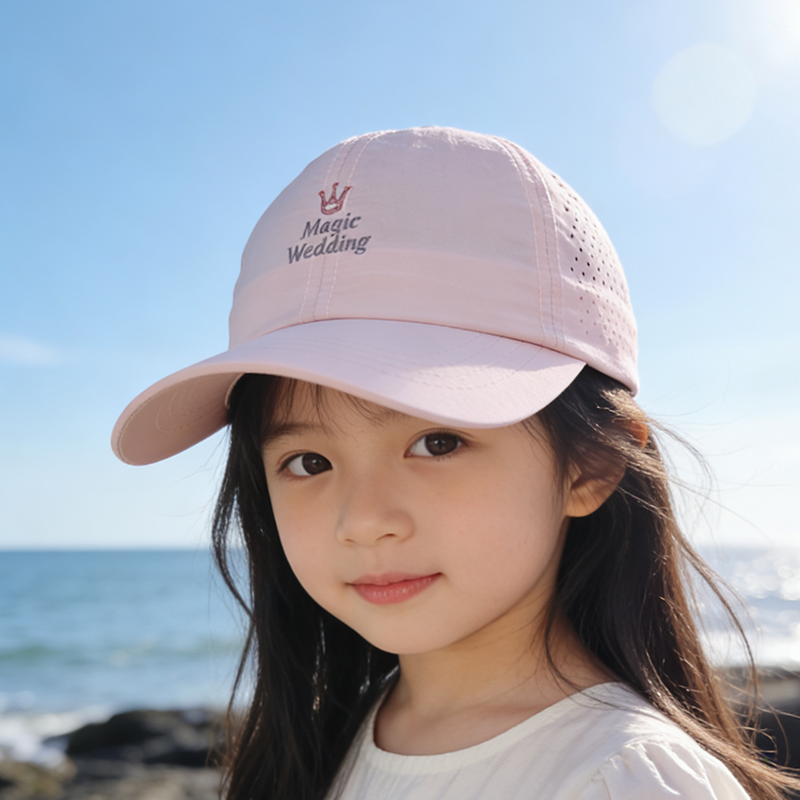 夏季透气中大童鸭舌帽速干男女宝宝棒球帽休闲防晒儿童遮太阳帽子