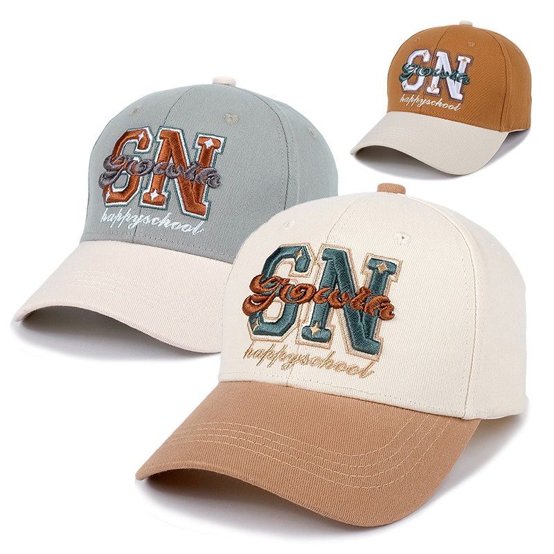 休闲棒球帽中大童防晒帽子男女宝宝鸭舌帽儿童遮太阳帽春秋户外帽