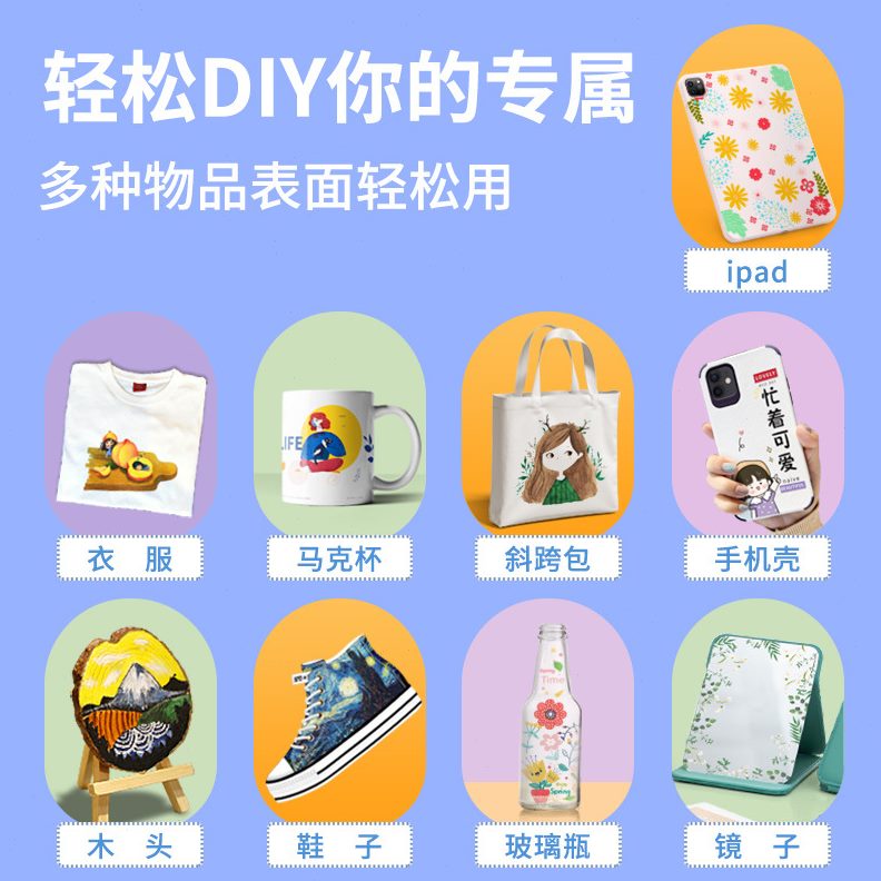 装饰不晕染长相册配件DIY手工册成黑白卡专用丙烯材料画笔马克笔