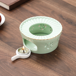 暖茶提香炉花茶壶烛火温茶炉蜡烛加热保温煮茶提香器暖茶陶瓷底座
