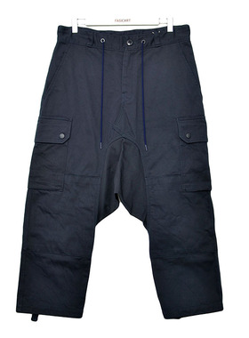 四折 现货 日本设计师品牌FUMITO GANRYU 落裆多口袋休闲裤