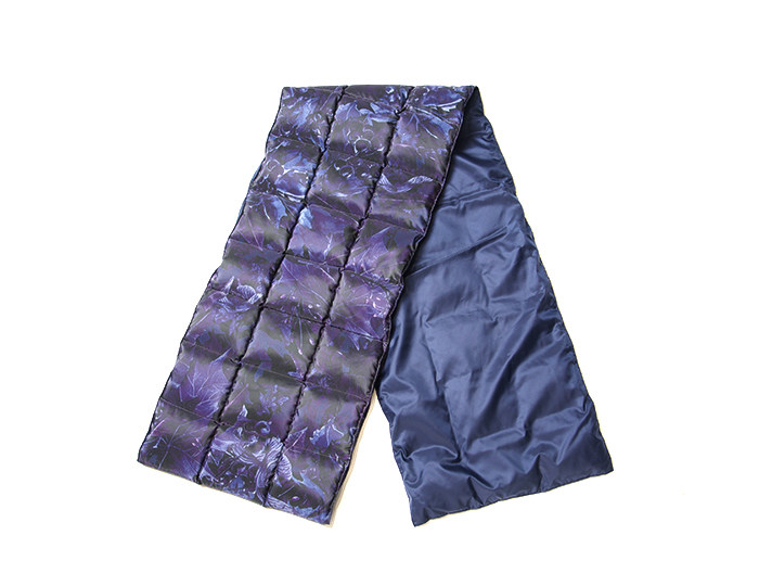 四折 现货 WHITE MOUNTAINEERING 白山 落叶迷彩羽绒围巾