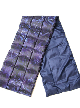 三折 现货 WHITE MOUNTAINEERING 白山 落叶迷彩羽绒围巾