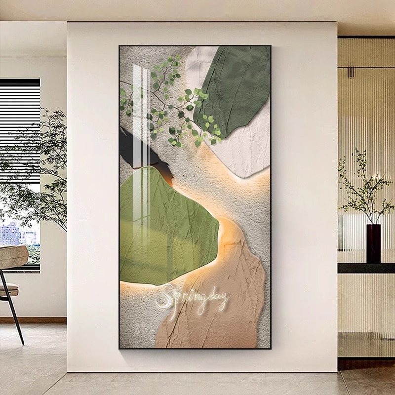 北欧风玄关装饰画高档大气挂画