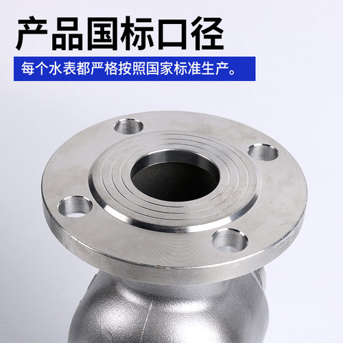 304/316不锈钢水表 不锈钢丝扣法兰水表 耐酸碱腐蚀水表DN50 100