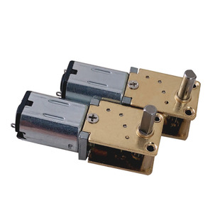 N20减速电机卧式涡轮蜗杆微型直流小电机自锁功能齿轮马达3V6V12V