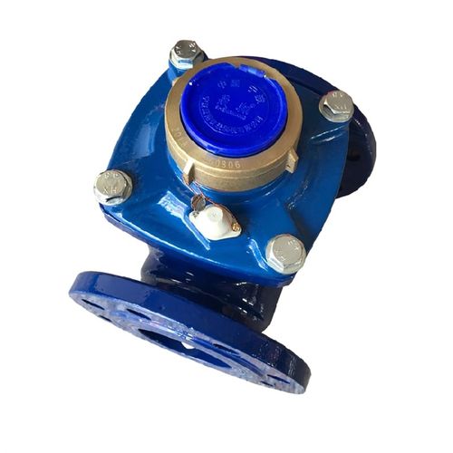 LXLC螺翼式可拆式干式水表DN50防冻水表65大口径机械法兰水表80热