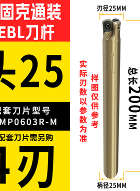 快进给铣刀杆TEMBL高速粗铣刀盘BLMP0603R-M特固克通装双面铣刀片