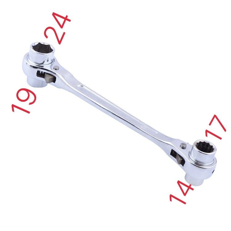 扳手双头齿轮双头自动快速双向套筒四用棘轮双头