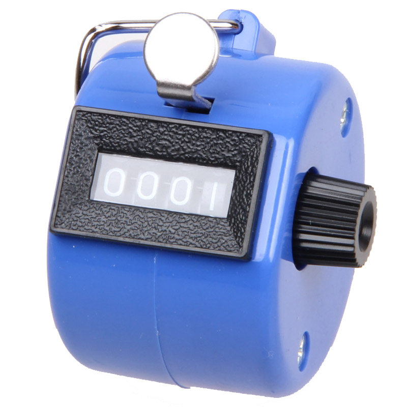 不锈钢手按计数器金属机械手动记数器胎动点数记件器车辆人数