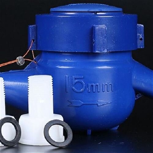 塑料水表 民用家用4分 6分数字 水表 自来水滴水型水表高灵敏度