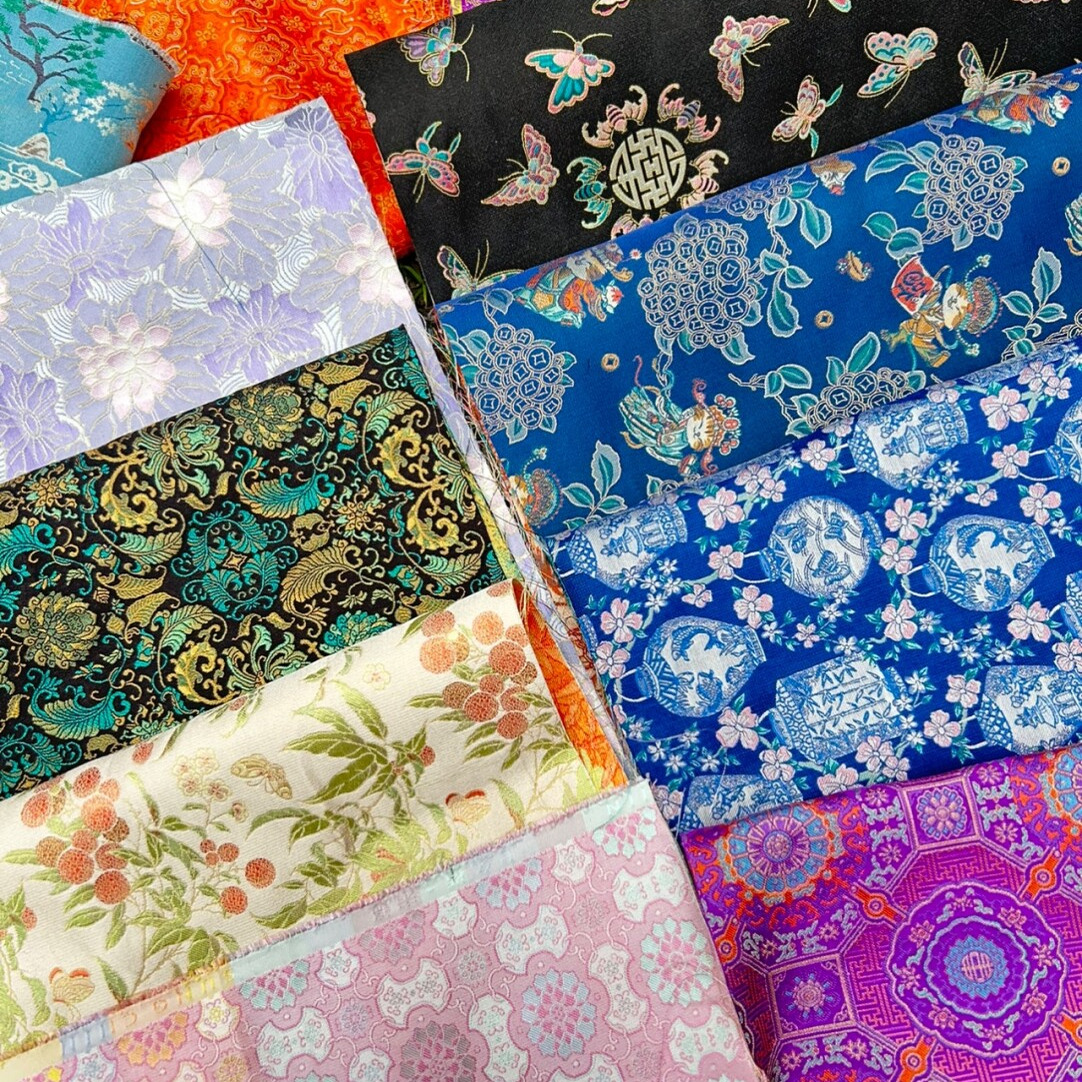 名家宋锦品牌宋锦碎布纯桑蚕丝