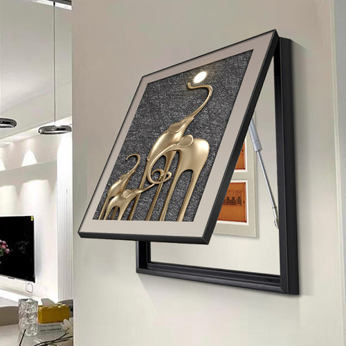 晓云大象电表箱装饰画2025新款