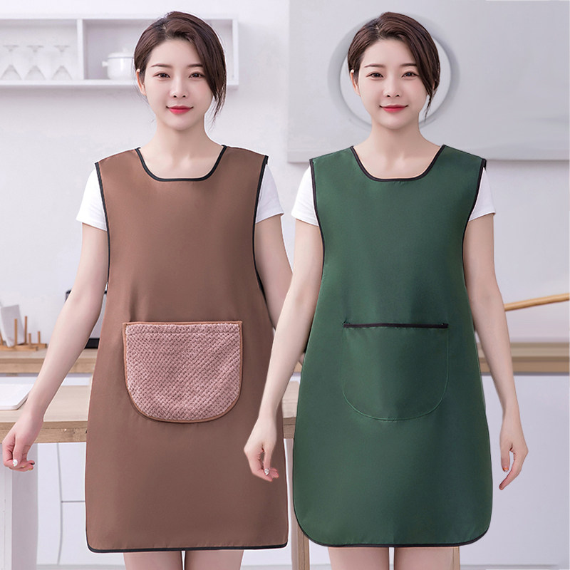 坎肩式围裙厨房加肥防水防油做饭定制logo印字工作服餐饮专用围腰,家庭/个人清洁工具,围裙,淘宝优惠券,粉丝福利购,淘宝优惠卷