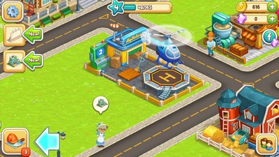 动画城市无限钻石金币单机手游安卓版手机游戏小镇农场模拟经营