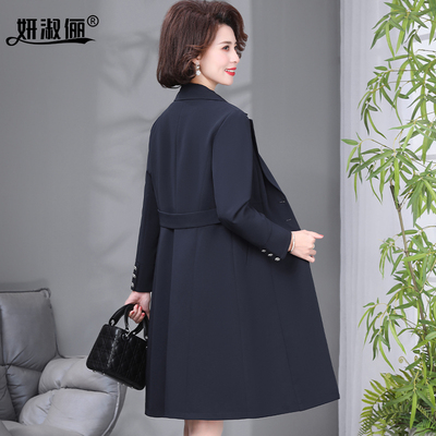 风衣女中长款英伦风高贵洋气新款