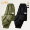Cool and Mosquito proof Pants with Solid Army Green and Solid Black Fashion Workwear Design, Cool and Mosquito proof in Summer