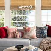 红色抱枕套高级法式 MOOYA唐顿庄园 轻奢英式 靠枕套沙发客厅大靠垫