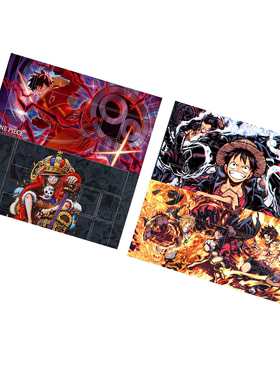 卡垫DIY海贼王opcg桌垫航海桌游决斗盘卡牌垫playmat定制