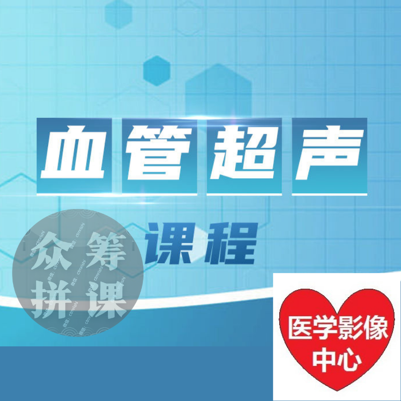从零到精通血管超声视频教学课程颈动脉四肢血管超声彩超CDFI