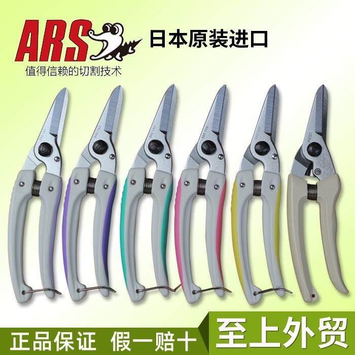 日本进口爱丽斯修枝剪ARS 140DX花剪 皮革剪 盆景园艺多用途剪刀