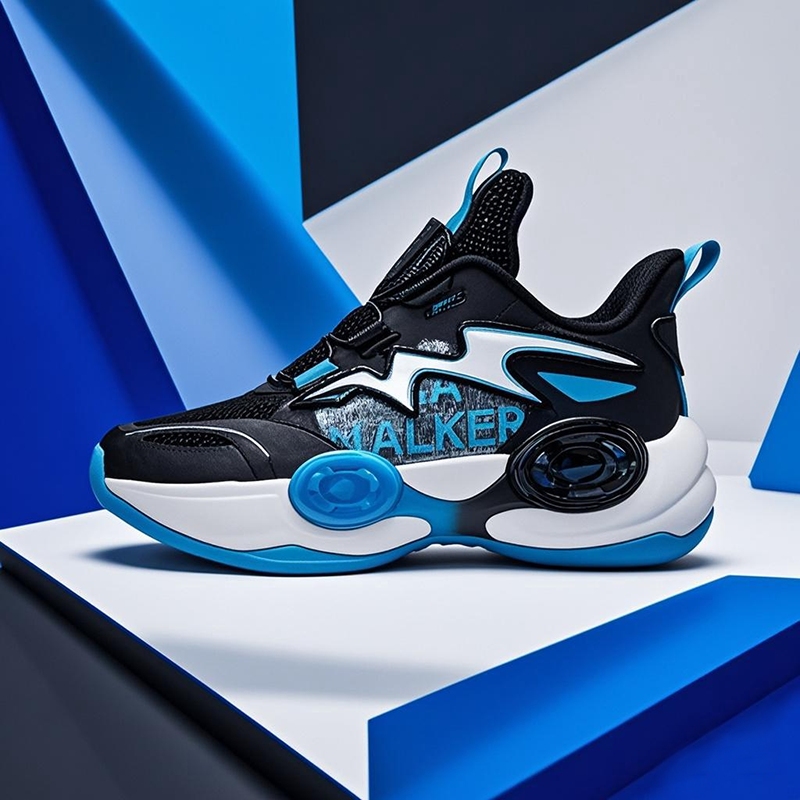 足行健学生运动鞋网面透气缓震