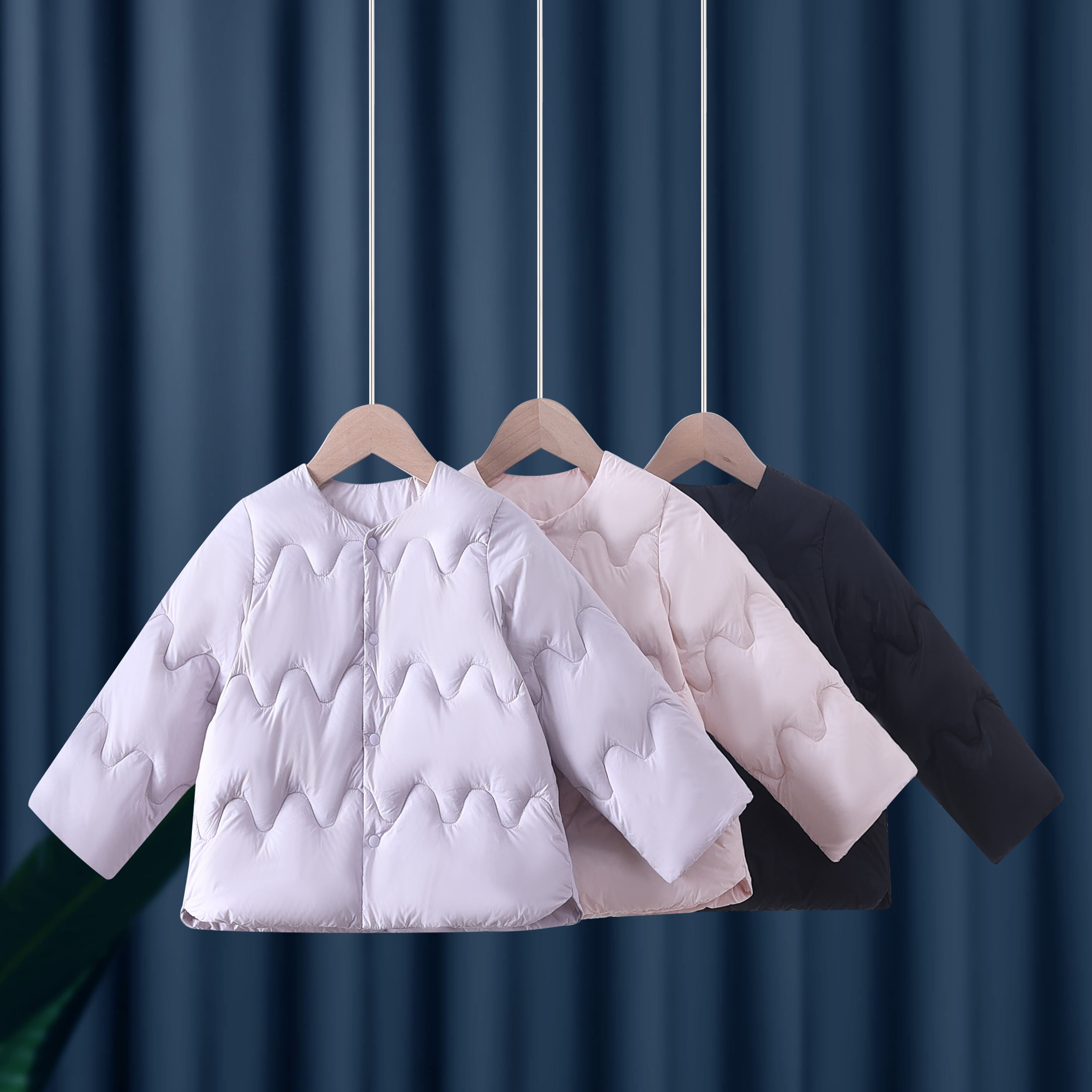 科迪熊女童羽绒内胆白鸭绒外套