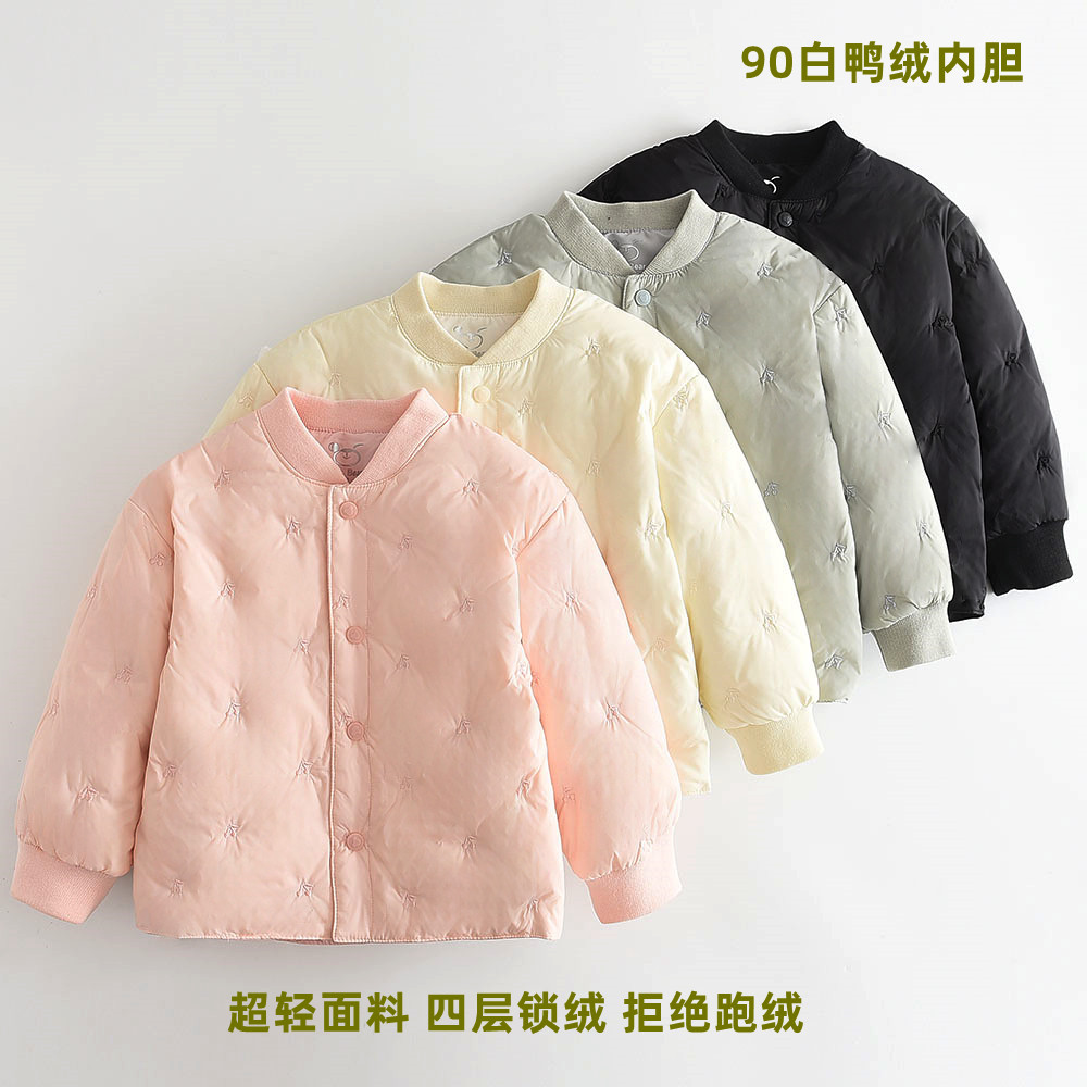 科迪熊儿童羽绒内胆不跑毛