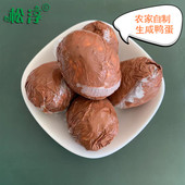 咸鸭蛋生新鲜腌制 农家自制 红泥生鸭蛋 生咸鸭蛋20枚 湖北松淳