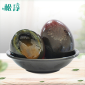 包邮 湖北松淳松花蛋大皮蛋70 80克20枚无铅工艺溏心皮蛋鸭蛋变蛋