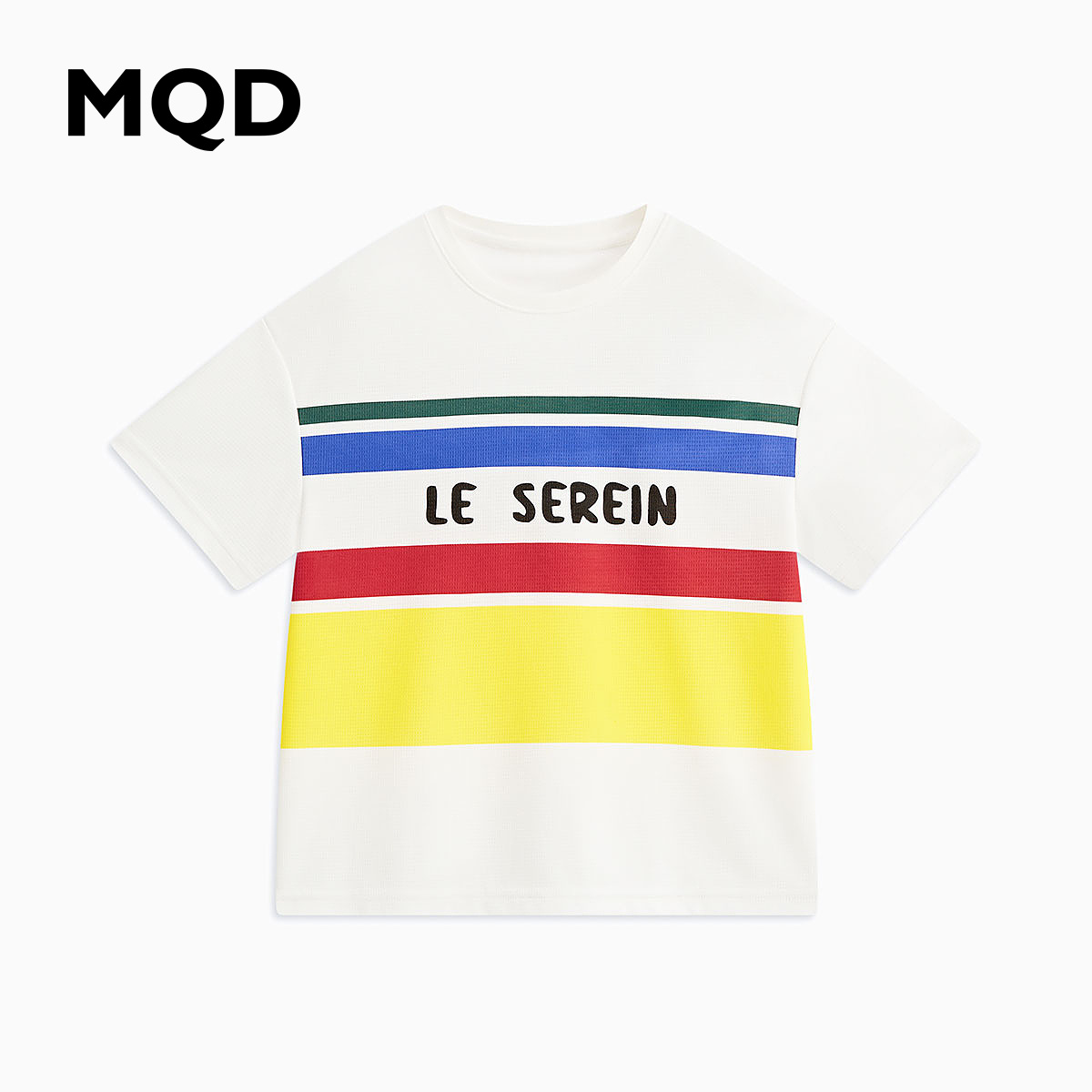 童装MQD时尚条纹字母上衣