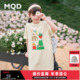 2025夏季 新款 儿童连衣裙夏装 MQD童装 女童学院风T恤裙宽松短袖 裙